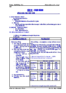 Giáo án Địa lý 10 – Nâng cao kì II - Trường THPT Hưng Yên