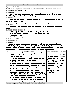 Giáo án Địa lý 12 cơ bản tiết 5 bài 5: Lịch sử hình thành và phát triển lãnh thổ Việt Nam (t.t)