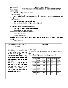 Giáo án Địa lý 12 nâng cao bài 31 đến 59