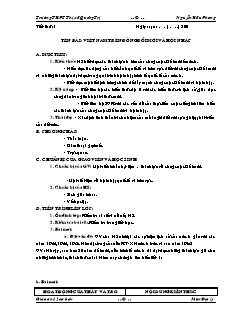 Giáo án Địa lý 12 tiết 1 đến 14 - Trường THPT Thị xã Quảng Trị