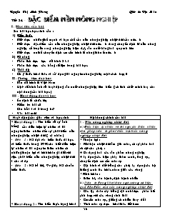 Giáo án Địa lý 12 tiết 24 đến 37