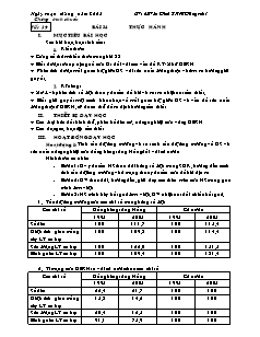 Giáo án Địa lý 12 Tiết 39 bài 34: Thực hành