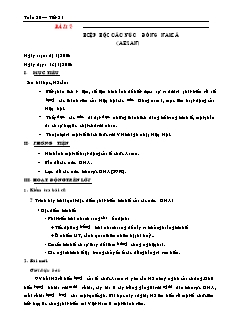 Giáo án Địa lý 8 bài 17: Hiệp hội các nước Đông Nam Á (Aesan)