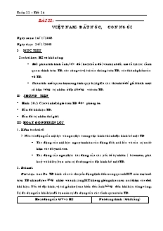 Giáo án Địa lý 8 bài 22: Việt Nam- Đất nước, con người