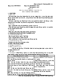 Giáo án Địa lý 9 - Trường PTDTBT-THCS Nậm Hàng