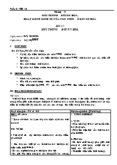 Giáo án Địa lý lớp 7 bài 13: Môi trường đới ôn hoà