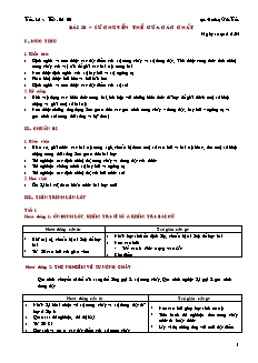 Giáo án giảng dạy môn Vật lý 10 (cơ bản) - Hoàng Văn Tuấn - Bài 38 – Sử chuyển thể của các chất