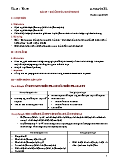 Giáo án giảng dạy môn Vật lý 10 (cơ bản) - Hoàng Văn Tuấn - Bài 39 – Độ ẩm của không khí