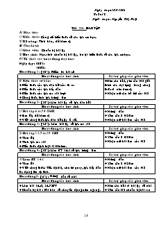 Giáo án giảng dạy môn Vật lý 10 (cơ bản) - Nguyễn Thị Huệ - Tiết 24: Bài tập