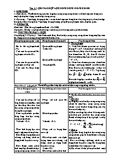 Giáo án giảng dạy môn Vật lý 10 - Tiết 31: Qui tắc hợp lực song song cùng chiều