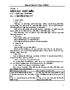 Giáo án giảng dạy môn Vật lý 10 (trọn bộ)