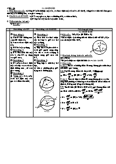 Giáo án Hình học 11 NC tiết 43, 44: Mặt cầu