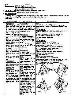 Giáo án Hình học 11 NC tiết 6: Bài tập