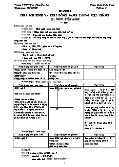 Giáo án Hình học 11 - Trường THPT Bán Công Duy Tân