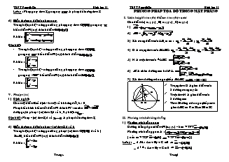 Giáo án Hình học khối 11 - Phương pháp tọa độ trong mặt phẳng