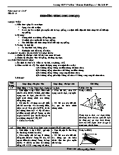 Giáo án Hình học NC lớp 11 tiết 19: Hai đường thẳng song song (tt)