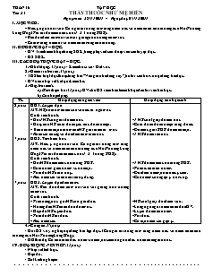 Giáo án lớp 2 - Tuần 16