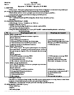 Giáo án lớp 2 - Tuần 26