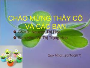 Giáo án môn Công nghệ lớp 10 - Bài 29: Sản xuất thức ăn cho vật nuôi