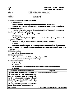 Giáo án môn Địa lý 11 bài 8: Liên Bang Nga (tt) - Tiết 2: Kinh tế