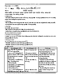 Giáo án môn Địa lý 11 tiết 11: Hợp chúng quốc Hoa Kì (t.t) - Tiết 3: Thực hành tìm hiểu sự phân hóa lãnh thổ sản xuất của Hoa Kì