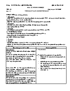 Giáo án môn Địa lý lớp 12 - Trường THPT Đức Thọ - Tiết 30: Vốn đất và sử dụng vốn đất