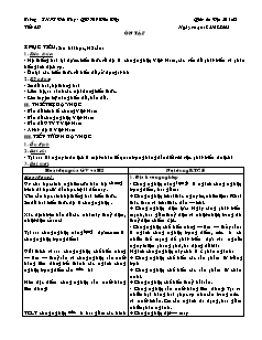 Giáo án môn Địa lý lớp 12 - Trường THPT Đức Thọ - Tiết 49: Ôn tập