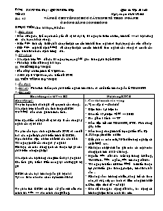 Giáo án môn Địa lý lớp 12 - Trường THPT Đức Thọ - Tiết 52: Vấn đề chuyển dịch cơ cấu kinh tế theo ngành ở đồng bằng sông hồng