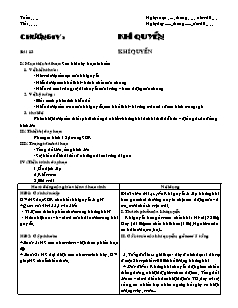 Giáo án môn học Địa lý 10 - Bài 13: Khí quyển