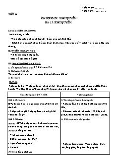 Giáo án môn học Địa lý 10 (nâng cao) - Tiết 16: Khí quyển