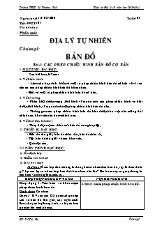 Giáo án môn học Địa lý 10 - Trường THPT Lý Thường Kiệt