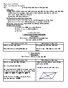 Giáo án môn Toán 11 - Tiết 1 đến tiết 37