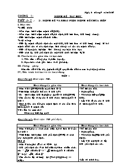 Giáo án môn Toán 11 - Tiết 1 đến tiết 84