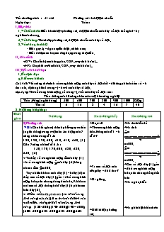 Giáo án môn Toán 11 - Tiết 51, 52: Phương sai và độ lệch chuẩn