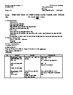 Giáo án môn Toán 11 - Trường Trung cấp nghề số 15