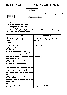 Giáo án Toán 2 kì 2 - Trường Tiểu học Nguyễn Công Sáu