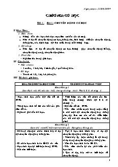 Giáo án Vật lý 8 cả năm (2)