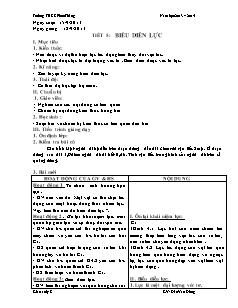 Giáo án Vật lý 8 tiết 5: Biểu diễn lực
