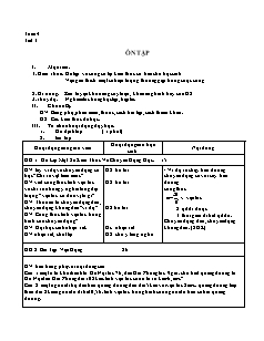 Giáo án Vật lý 8 tuần 04: Ôn tập