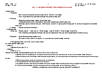 Giáo án Vật lý lớp 9 - Tiết 51: Sự tạo ảnh trên phim trong máy ảnh