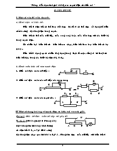 Hướng dẫn học sinh giải bài tập về mạch điện có biến trở