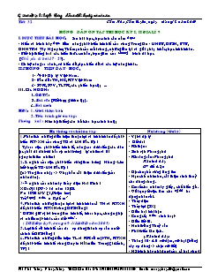 Hướng dẫn ôn tập thi học kỳ I, II môn Địa lí 9