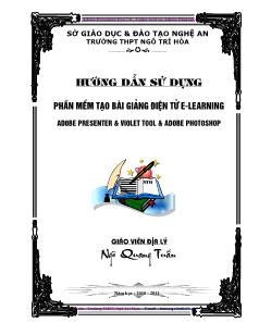 Hướng dẫn sử dụng Adobe Presenter Pro 7.0 _Violet tool và Adobe Photoshop