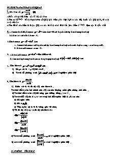 Ôn tập lớp 12 môn Toán