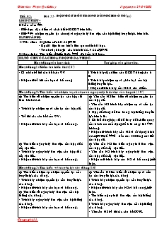 Bài giảng môn học Công nghệ lớp 11 - Tiết 43 - Bài 33 - Động cơ đốt trong dùng cho ô tô