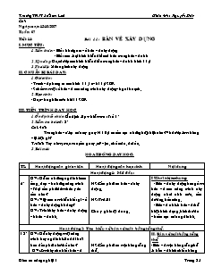 Bài giảng môn học Công nghệ lớp 11 - Tuần 07 - Tiết 14: Bài 11: Bản vẽ xây dựng