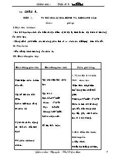 Bài giảng môn học Địa lý lớp 8 - Tiết 1 : Vị trí địa lí địa hình và khoáng sản (Tiếp)