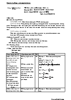 Bài giảng môn học Toán học lớp 11 - Bài 3: Phương trình lượng giác thường gặp (2 tiết)