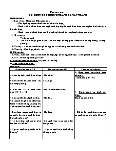 Bài giảng môn học Toán học lớp 11 - Đại cương về đường thẳng và mặt phẳng