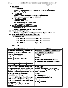 Bài giảng môn học Toán học lớp 11 - Tiết 11 - Bài 3: Một số phương trình lượng giác thường gặp